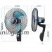 Electric fan - All aluminum shell motor 18 inch aluminum leaf industrial shaking head silent wall-mounted household wall fan electric fan - B07G59SD3S